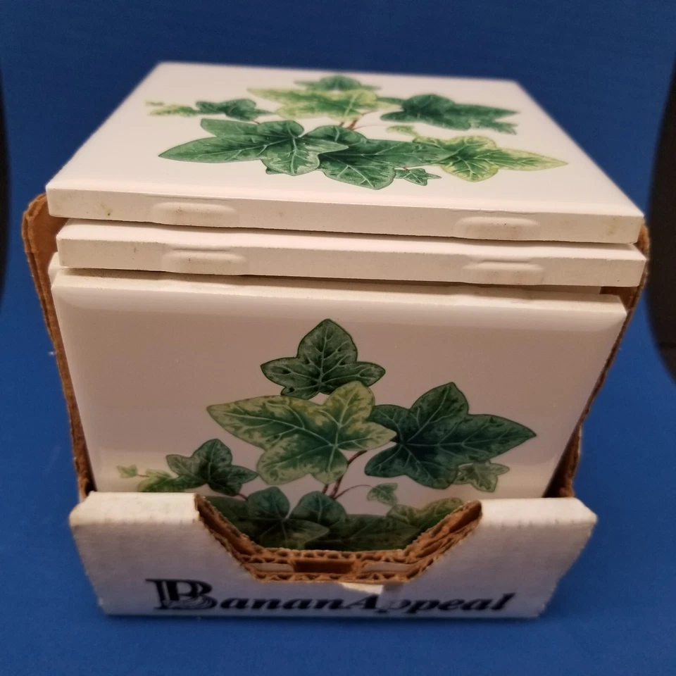 BananAppeal Antique Ivy 4 inch ceramic tiles 15 total - Image 4 of 4