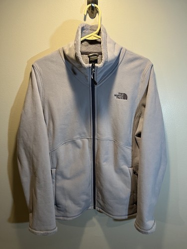 North Face Damen große lila Plüsch Full Zip Fleece Jacke C708 Morning Glory - Bild 1 von 13