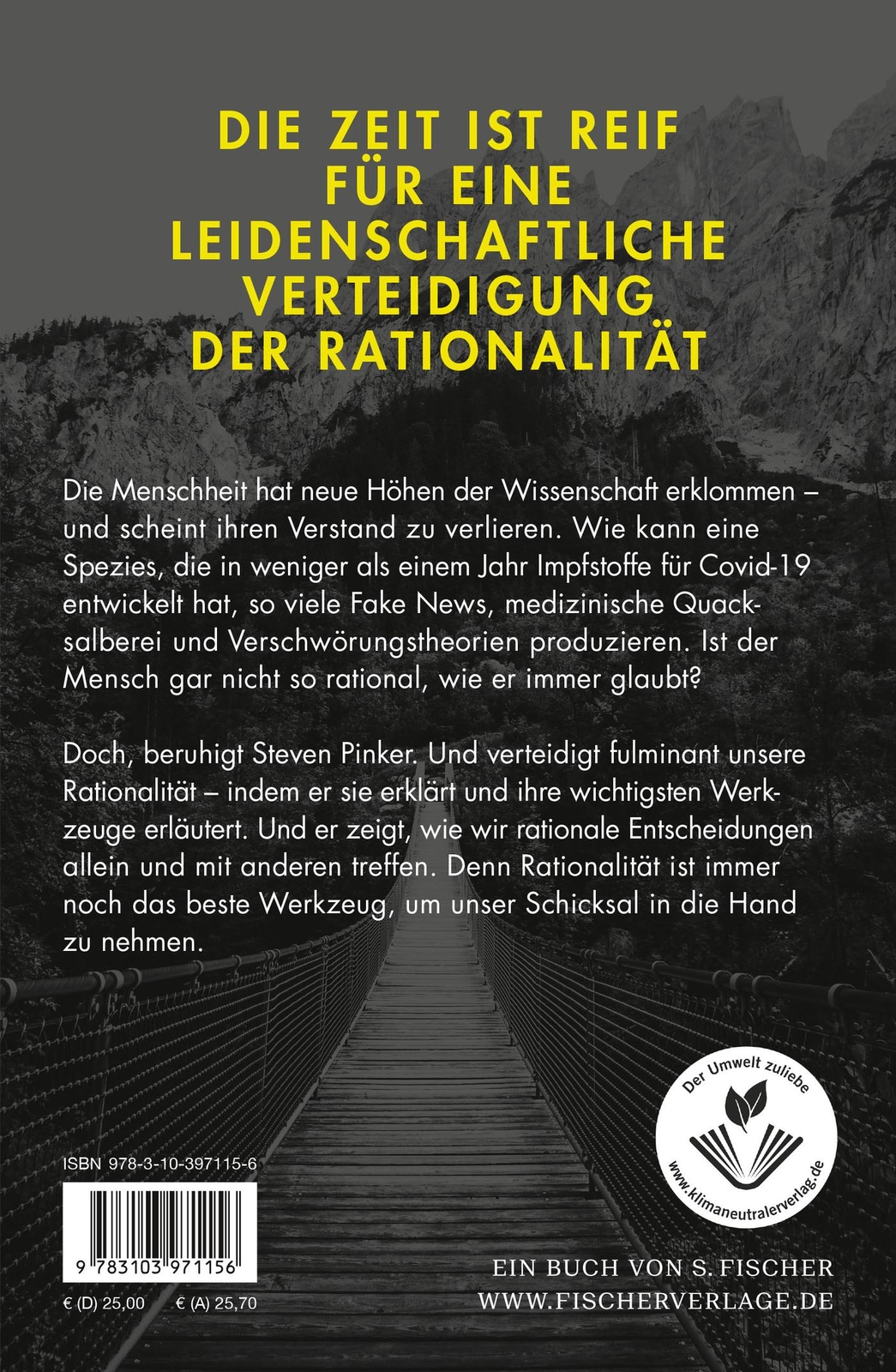 Thumbnail - Steven Pinker / Mehr Rationalität9783103971156