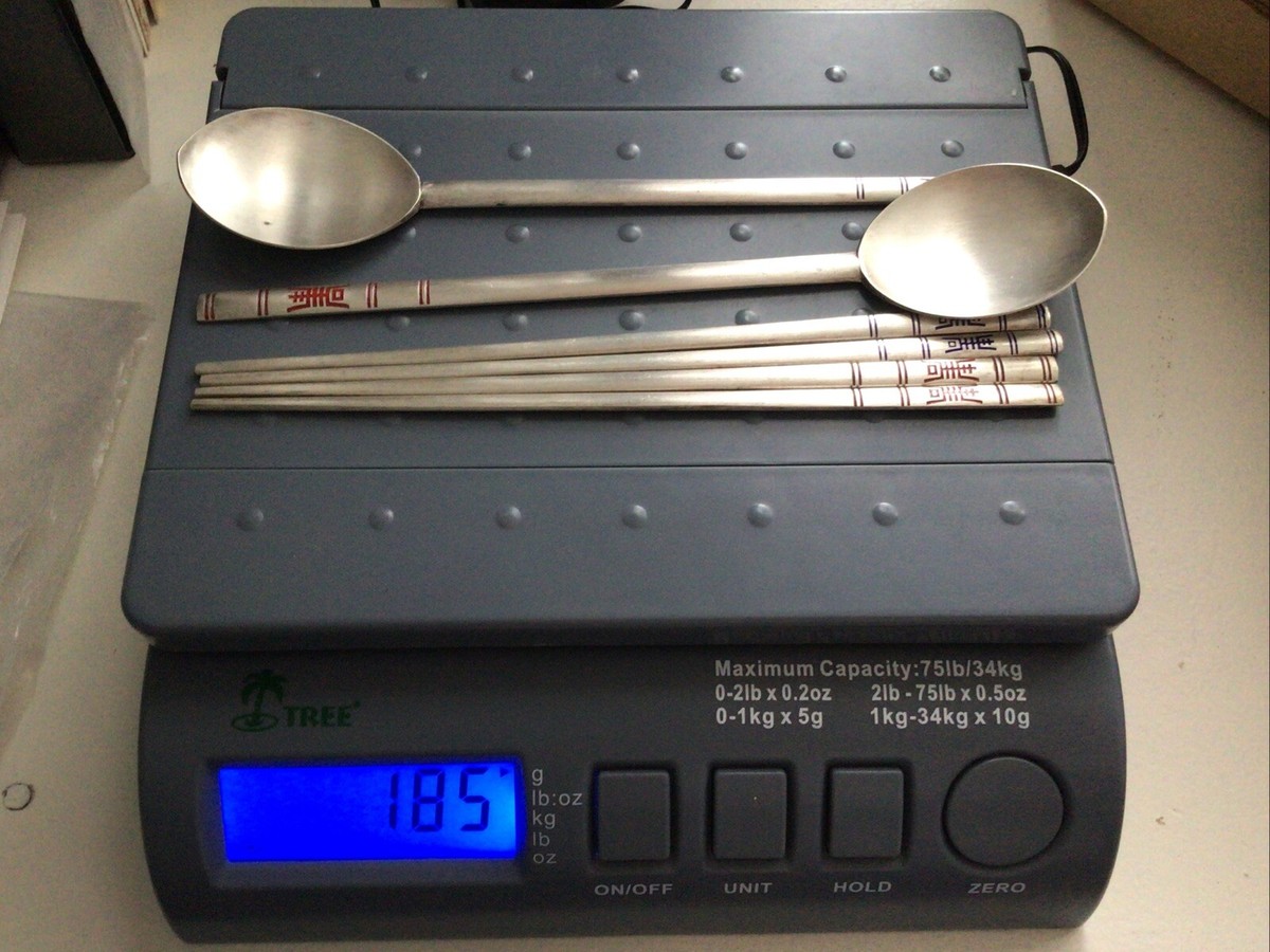 SILVER SPOON 銀製スプーン&箸 スッカ AG800韓国 Korean 12-Piece AG800 Silver Spoon and Fork Blue Enamel