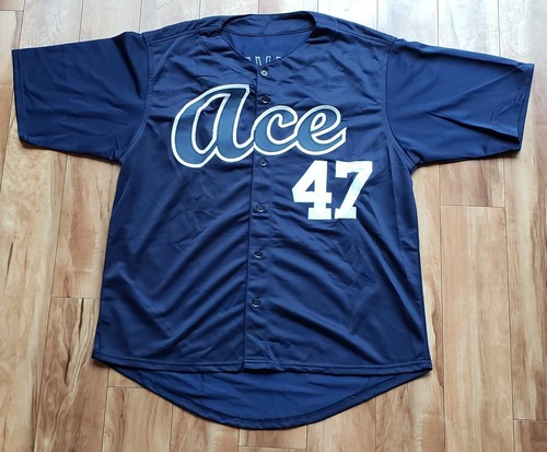 HOF Tom Glavine Braves Mets Signed Auto Blue Ace XL Jersey JSA Witnessed COA - Picture 2 of 5