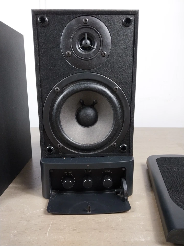 Altavoces Auvio 3 Vías Inalámbricos 12 V CC 1.25 A Estéreo Amplificado Reemplazos LEER Foto 3 de 4