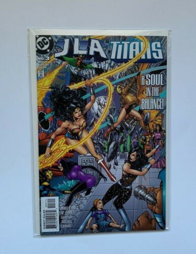 JLA & The Titans #3 DC A Soul In Balance Batman Wonder Woman Superman 1999 Feb - Picture 1 of 1