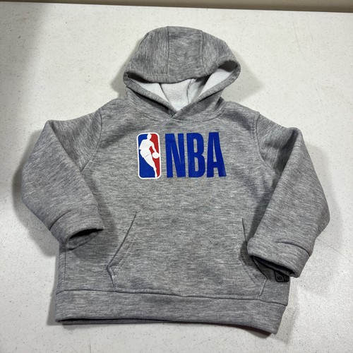 NBA Boys Girls Hoodie Gray Size 4T Basketball