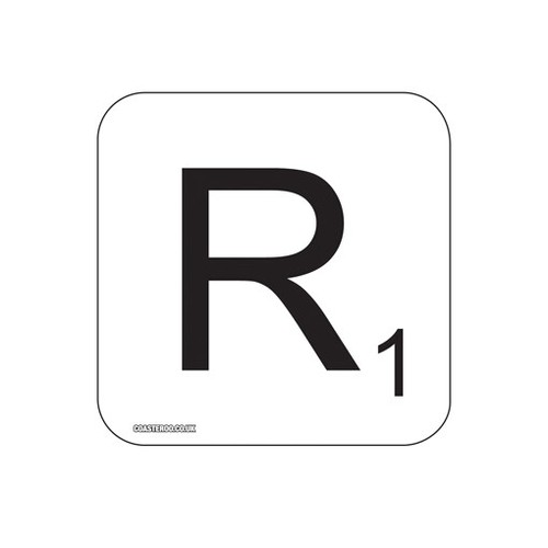 SCRABBLE LETTER Hot Drinks Coasters / Bar Mat - Hardboard / Gloss Finish - Picture 8 of 34