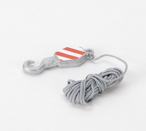 Bruder 43579 Ersatzteil Kranhaken mit Schnur 2,75m für Mack 02818 - Scania 03570 - Bild 1 von 3