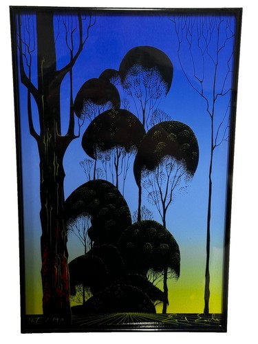 Eyvind Earle Forest Symphony 作品森のシンフォニー❣️ Eyvind Earle FOREST SYMPHONY Hand signed Serigraph Magic Realism