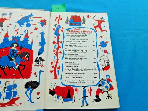 VINTAGE "BEST IN CHILDREN'S BOOKS" VOL 38 HARRIS JONES KESSLER ANGELI LEAR - Picture 3 of 6