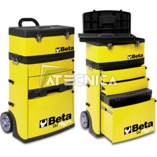 Trolley Beta C41H Y giallo special carrello portautensili a 2 moduli divisibili