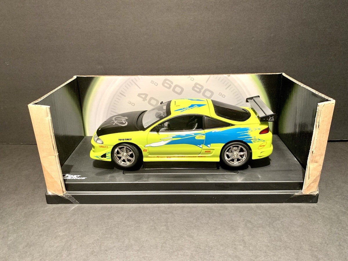 未開封品 1/18 FAST&FURIOUS MITSUBISH ECLIPSE Racing Champions 1995 Mitsubishi Eclipse Fast and Furious 1