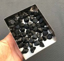 Awesome Quality 10 Pieces Natural Black Spinel Gemstone Raw Size 14-18 MM Rough