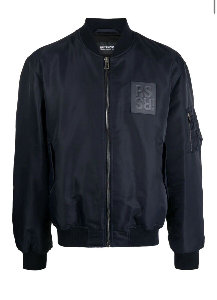 Raf Simons SS23 Leather Patch Logo Bomber Jacket New NWT | eBay Raf Simons SS23 Leather Patch Logo Bomber Jacket New NWT | eBay