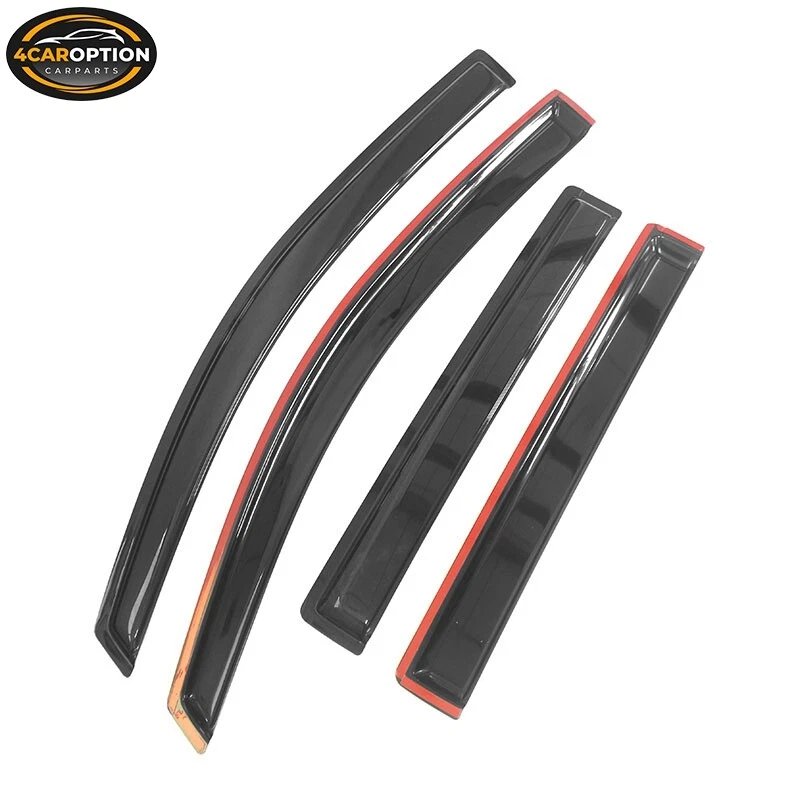 Fits 04-16 Nissan Armada Window Visors Rain Sun Guard Vent 4 Pieces Set - Image 4 of 4