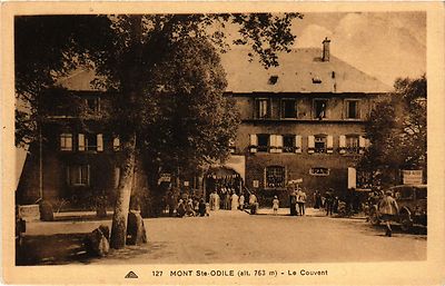 Old postcard AK Mont Ste-ODILE - Le Couvent (369242)