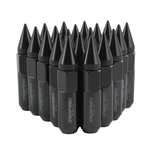Cap Spiked Racing Wheel Lug Nuts 20PCS M12 x 1.5mm 60mm Arrow Style New - Picture 16 of 66