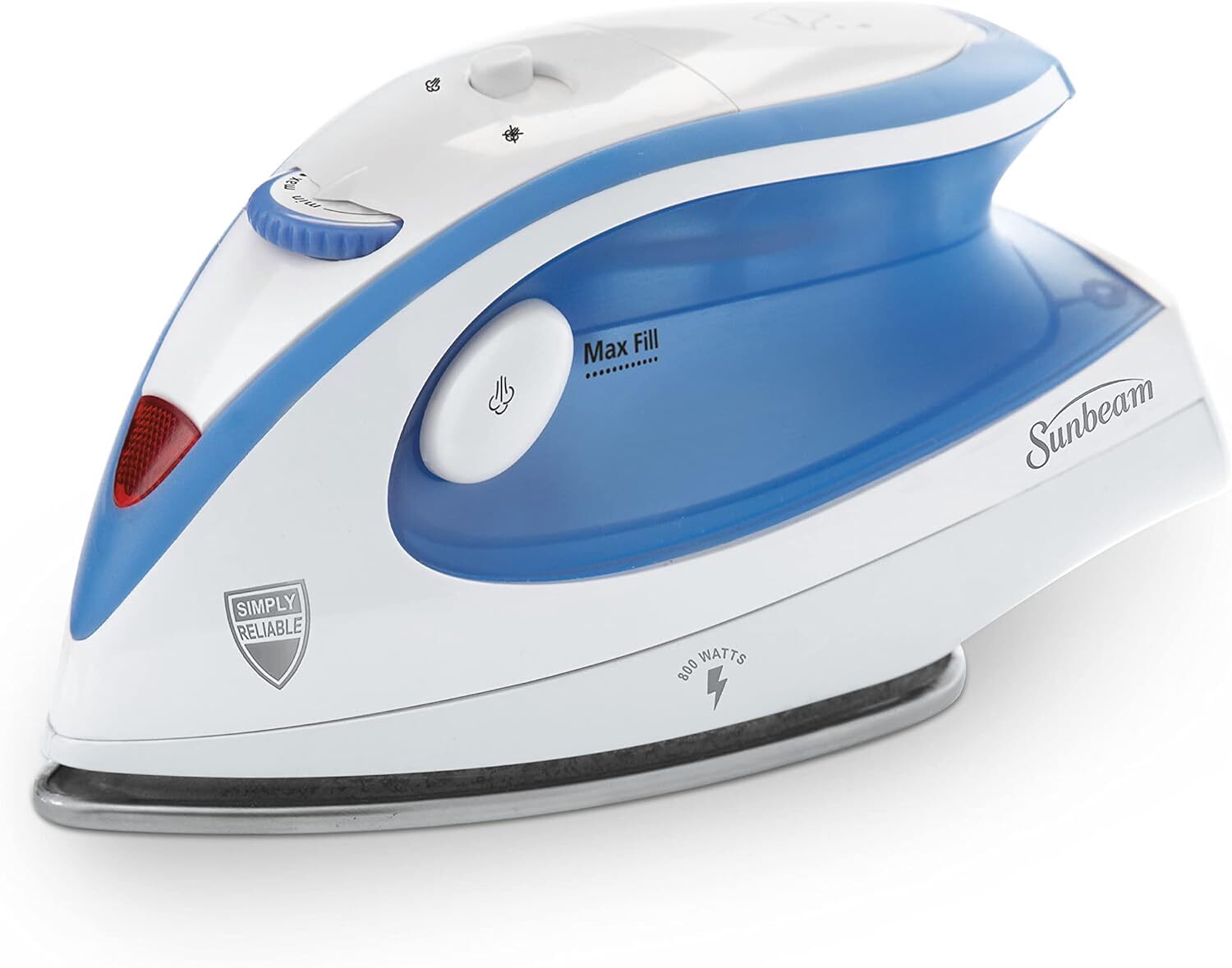 Hot-2-Trot Travel Steam Iron,800 Watt Dual Voltage 120/240,Compact Size,Portable