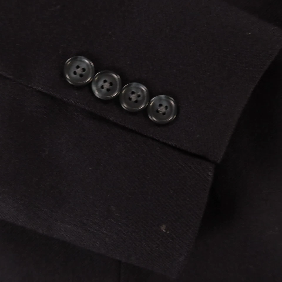 Tweed Jacket XL XLT Blue 100% Wool Lambswool Serge Twill Blazer Sport Coat 46L - Image 4 of 4