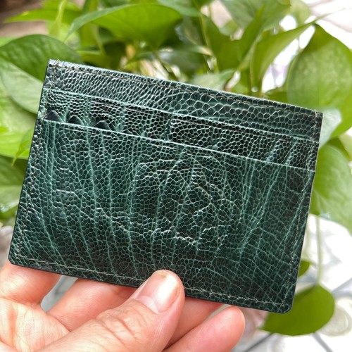 GENUINE OSTRICH LEATHER SKIN CREDIT CARD HOLDER/ WALLET CARD HOLDER FOR MEN - Picture 9 of 13