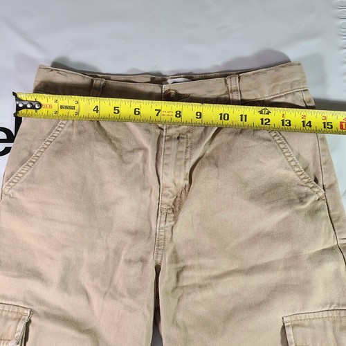 Old Navy Sz 14 Regular Khaki Shorts Cargo Pockets 10.5" Inseam - Picture 10 of 12