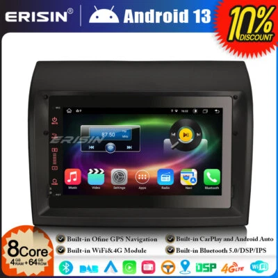 8-Core Android 13 Autoradio CarPlay Citroen Jumper Peugeot Boxer Fiat Ducato DAB - Photo 1/4