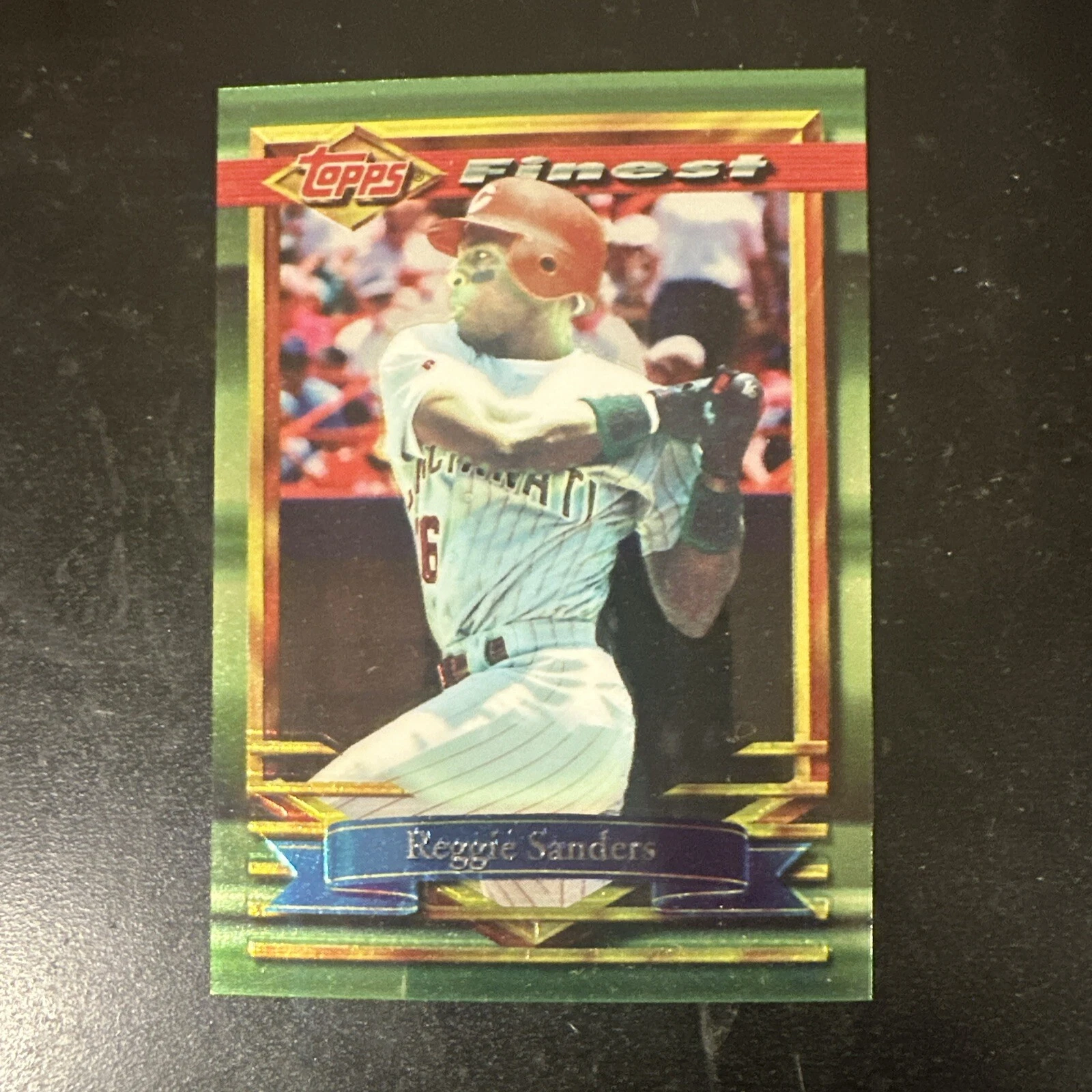 1994 Topps Finest - Refractor #43 Reggie Sanders