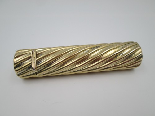 Antique Gilt Sterling Silver Perfume Scent Bottle By Sampson Mordan 1887 London - Picture 7 of 11