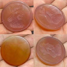 Unique Rare agate stone Roman Ancient intaglio seal emperor