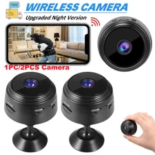 1/2PC Smart Mini WiFi Camera Wireless 1080P HD Night Cam w/Battery Home Security
