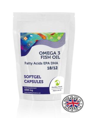 Omega 3 EPA 180 DHA 120 1000mg BULK x 1000 Capsules