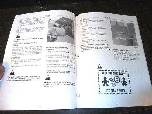 NEW HOLLAND FORD MODEL 359 GRINDER MIXER OPERATORS MANUAL - Picture 3 of 5