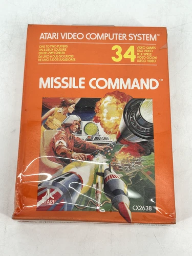 Missile Command Atari 2600/7800 Game NEW SHRINK WRAP Brand New Sealed