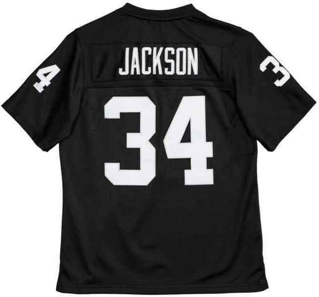 RAIDERS ユニフォーム JACKSON 34 OAKLAND RAIDERS BO JACKSON #34 WOMENS MITCHELL & NESS LEGACY