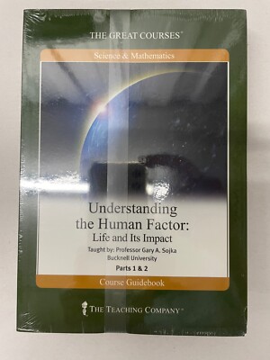 The Great Courses Book & DVDs - Understanding the Human Factor - NEW