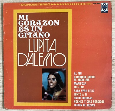 Lupita D alessio MI CORAZON ES UN GITANO LP Latin 1975 Vinyl Record Mexico VG