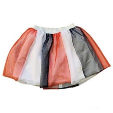 Cat  Jack Girls Americana Sparkle Tutu Skirt Red White  Blue Size Large 10/12
