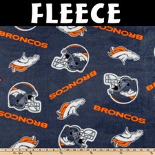 NFL Denver Broncos 6278-D Fleece Fabric by the Yard