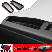 2PCS Front Door Side Handles Storage Box Insert Tray For Tesla Cybertruck 2024+