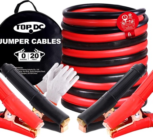 Jumper Cables for Car,SUV and Trucks Battery,Heavy Duty Automotive Booster Cable - Picture 22 of 50