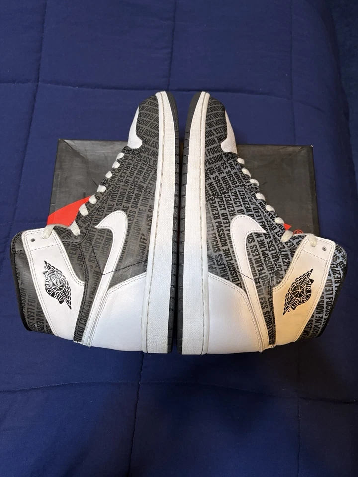 Talla 12 - Air Jordan 1 Retro OG High RE2PECT 2017 555088-008 Foto 3 de 4