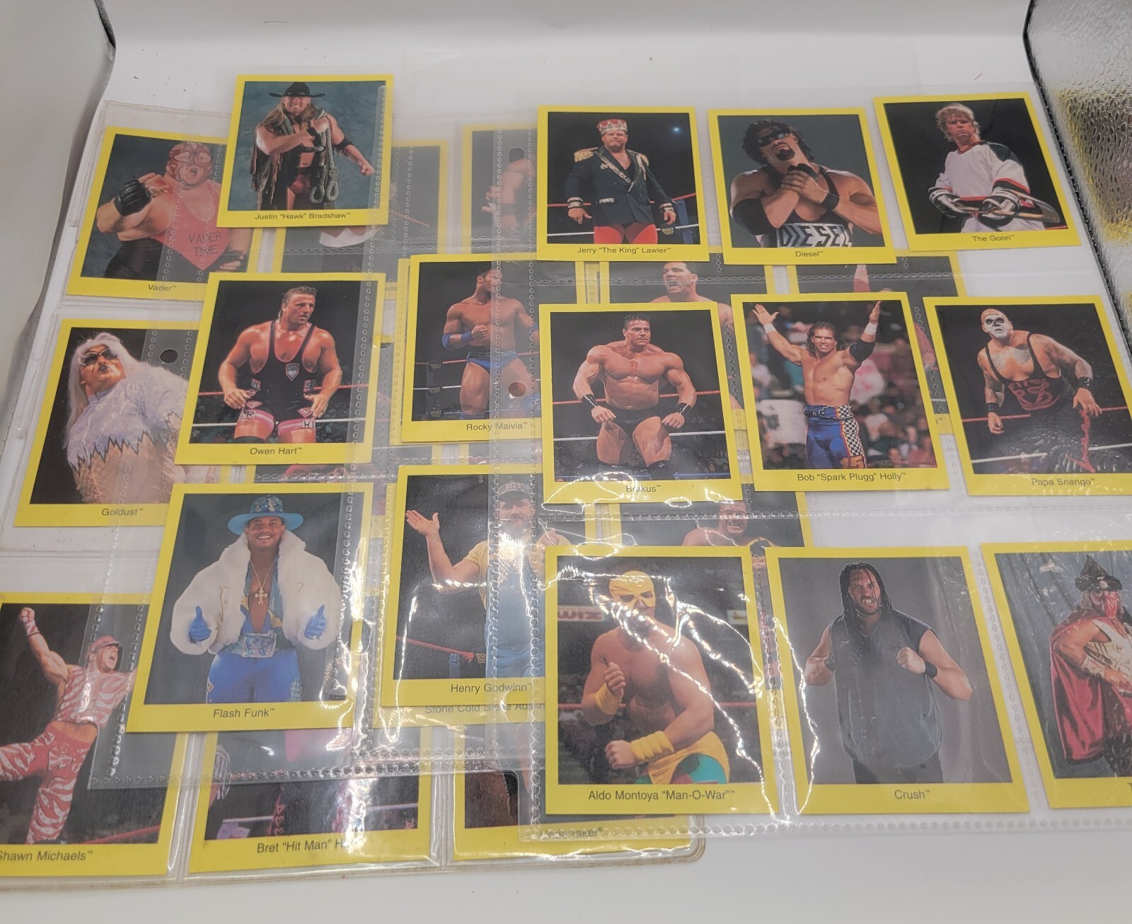 Cardinal 1997 WWF Wrestling Trivia Game 30 Cards WWE Rocky Maivia Stone Cold
