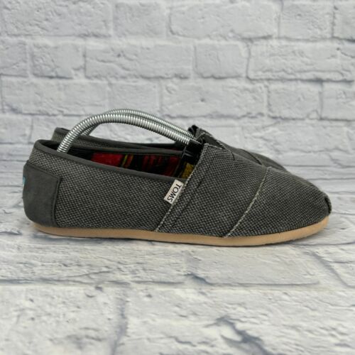 Toms Classic Canvas Women Size 10 Comfort Casual Shoes Flat Loafer Slip Speckled - Picture 3 of 12