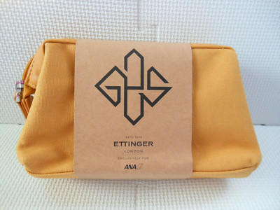 Ettinger ANA All Nippon Airways Amenity Pouch Business Class Japan Farbe Gelb