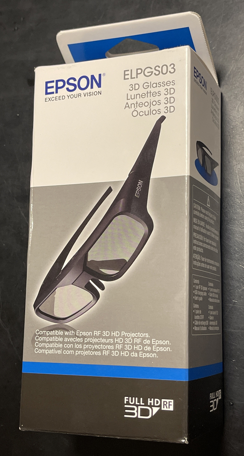 Epson ELPGS03 Active 3D Glasses for 