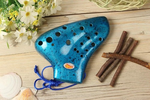 Tng Ocarina Musical Instrument 12 Holes Ripple Alto C Key_ - Picture 2 of 8