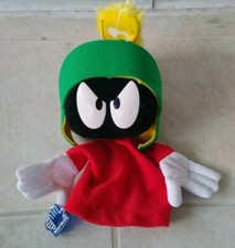 1994 Vintage Warner Brothers Marvin The Martian Looney Tunes Plush Hand Puppet