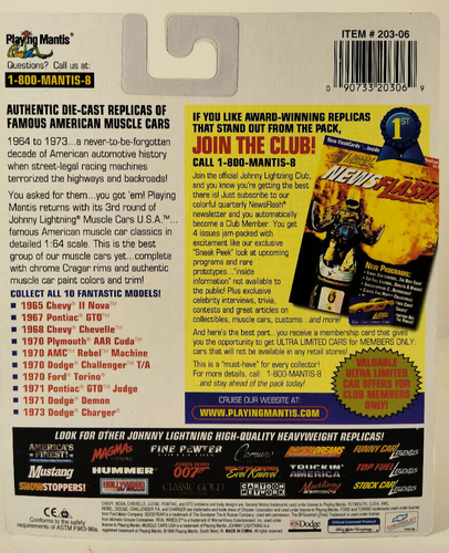 Johnny Lightning 1998 LE "Muscle Cars USA" 1970 Dodge Challenger T/A - Picture 7 of 7