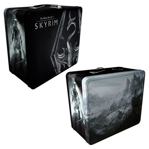 Bolso de mano de metal de hojalata The Elder Scrolls V Skyrim de FanWraps - Imagen 1 de 3