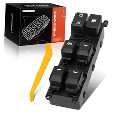  Master Power Window Switch Compatible with Kia Rio 2012-2017, Front Left 