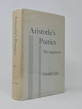 Gerald F Else / Aristotle's Poetics The Argument 1967