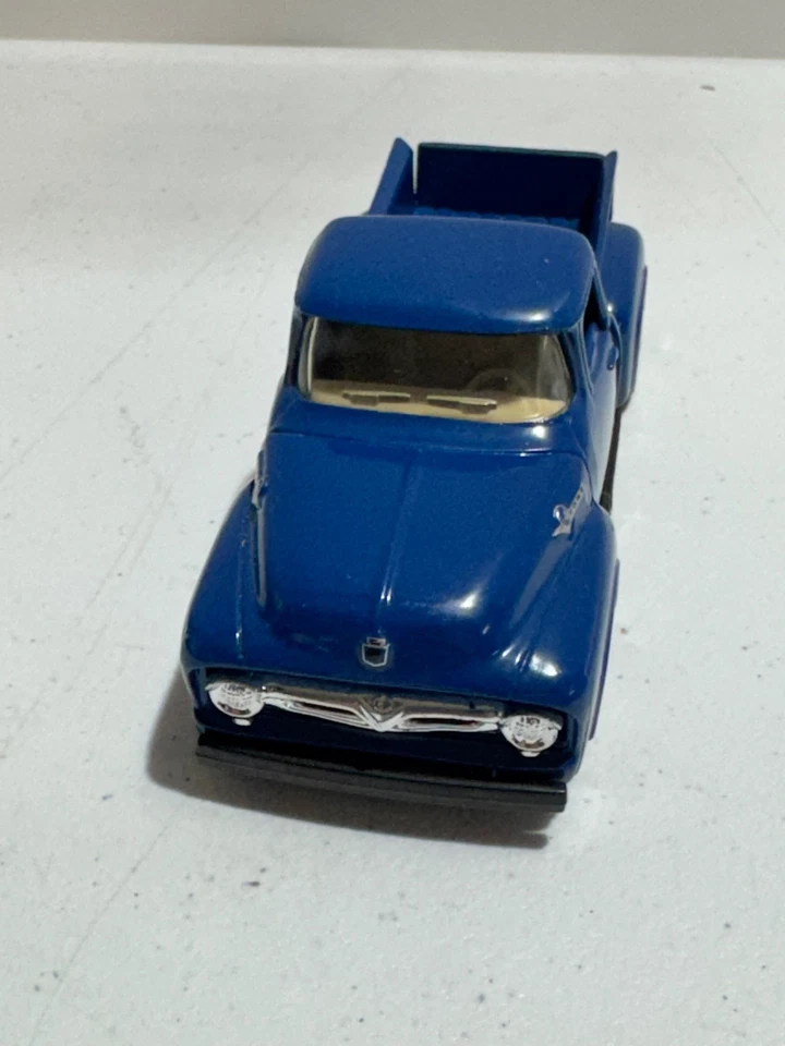 Ford F-100 1956 camioneta pickup Road Champs 1/43 puerta abierta modelo 1994 juguete Foto 2 de 4